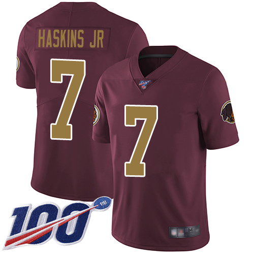 Washington Redskins Limited Burgundy Red Men Dwayne Haskins Alternate Jersey NFL Football 7->youth nfl jersey->Youth Jersey